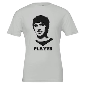 Football Player tee Player George Best T-Shirt, Retro Football T-Shirt Football Legend Shirt Premium Unisex Crewneck T-shirt football fan