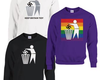 Stå mot hat | Antirasismtröja | Antifascismtröja | Social rättvisetröja | Unisexdesign