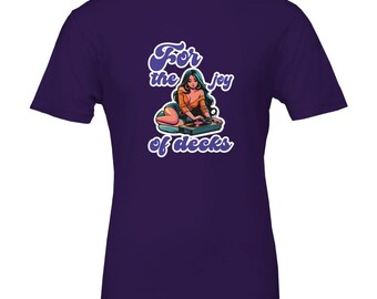 T-shirt vintage tourne-disque : t-shirt graphique « Pour la joie des platines »