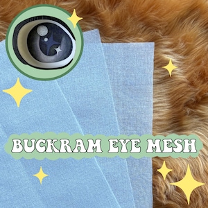 Buckram Eye Mesh Fabric For Fursuit Furry Therian Masks 8x10”
