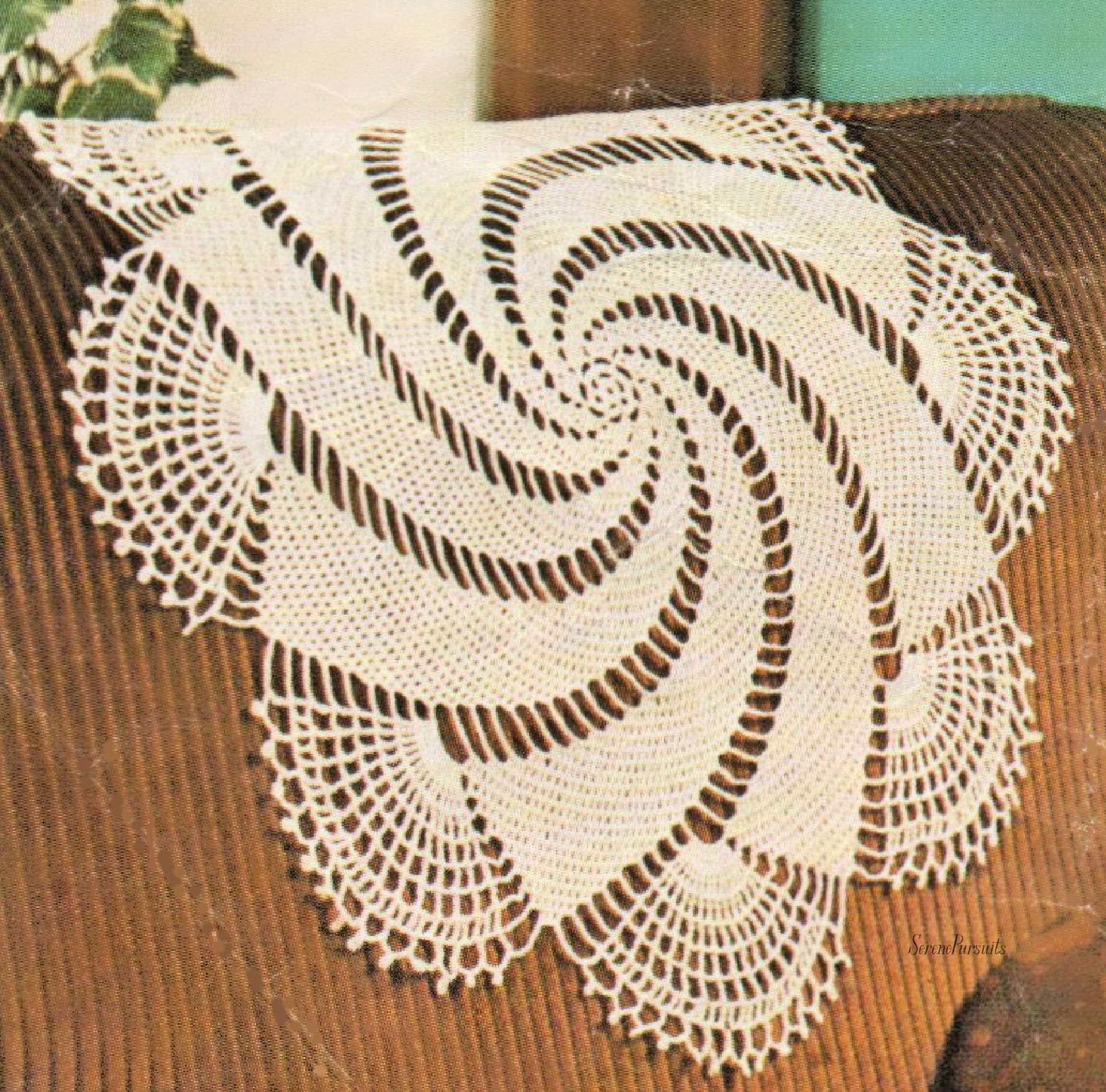 Vintage Crochet Swirl Chair Back and Swirl Table Centre Pattern Pdf Download - Etsy vintage-crochet-swirl-chair-back-and-swirl-table-centre-pattern-pdf-download-etsy
