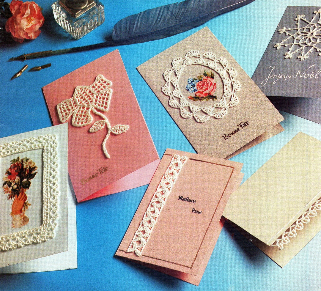 Crochet Greetings Cards Pattern Pdf Download - Etsy