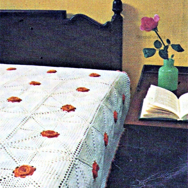 2 modèles de couvre-lits au crochet à télécharger.