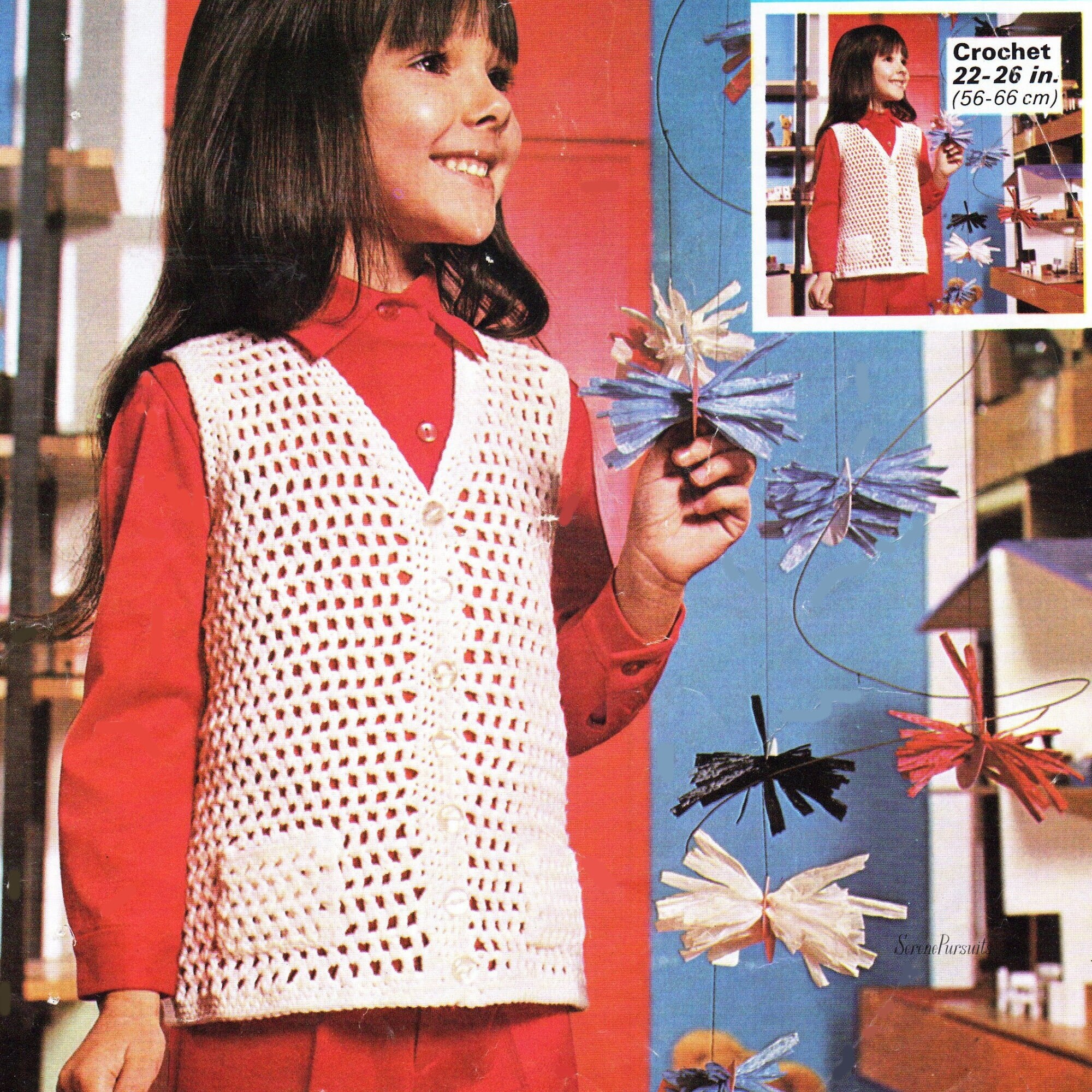 Crochet Vest/jacket Pattern Pdf Download 3 Sizes 22 26 Etsy