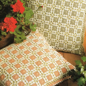 Crochet Pillow/Cushion Covers Pattern Pdf Download