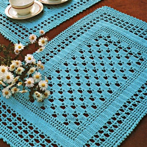 Crochet Place Mat/Tray Mat Pattern Pdf Download