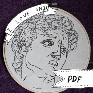 PDF ANLEITUNG - David - Handstickmuster digitaler PDF download