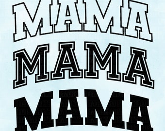 mama varsity png, mama varsity Arched svg, mama varsity letters png, mama varsity letters svg, mama varsity font png, mama varsity font svg