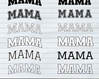 mama varsity svg, mama varsity curved svg, Arched Mama Svg Png, Mama Svg Bundle, mama svg file, mom svg shirt, mama varsity font svg png