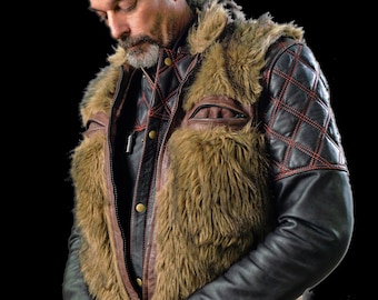 The Outlaw—Reversible Fur Utility Vest