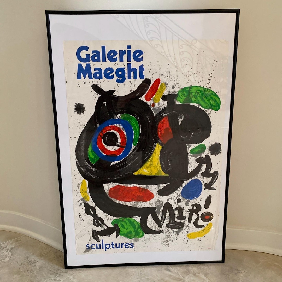 ジョアン・ミロ オリジナル・ヴィンテージ・カラー・リトグラフ