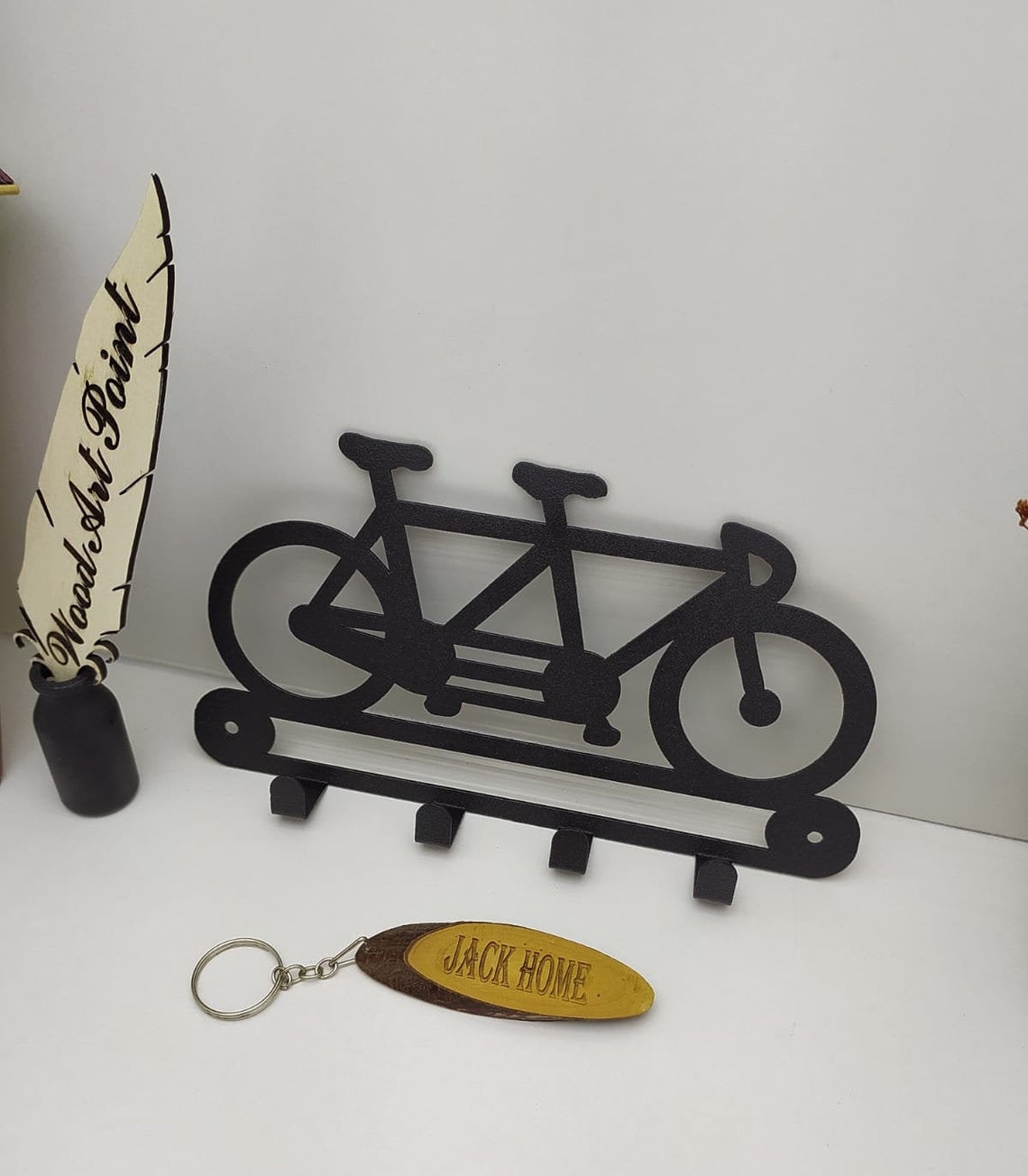 Bike Key Hook Metal Key Holder Wall Decor Key Racks Front Door Etsy