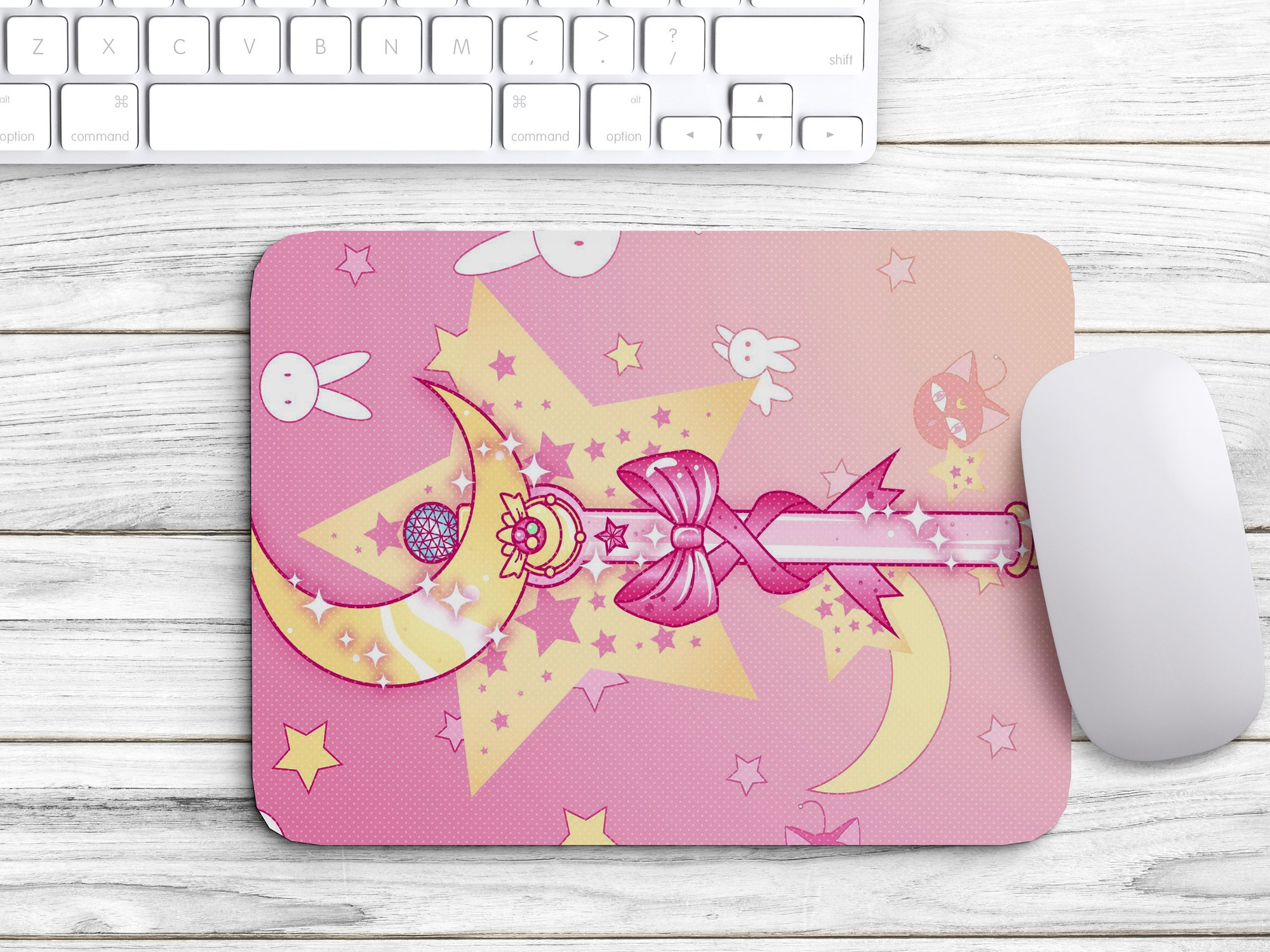 Sailor Moon Mousepad Gift Idea Computer Accessories Gaming Anime Mouspad Ideal Gift