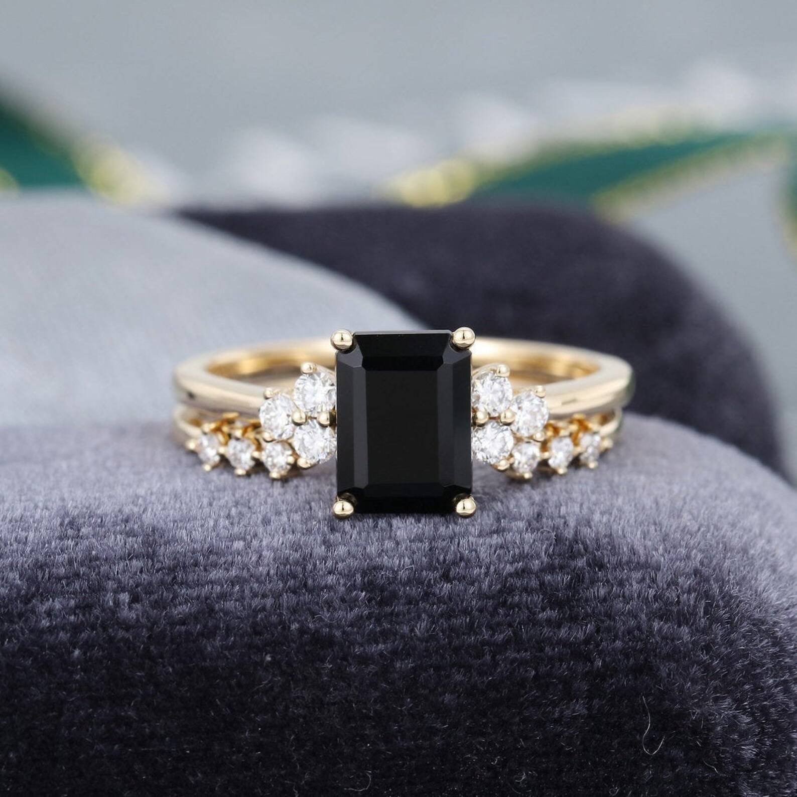 diamond and black onyx engagement ring diamond and black onyx engagement ring