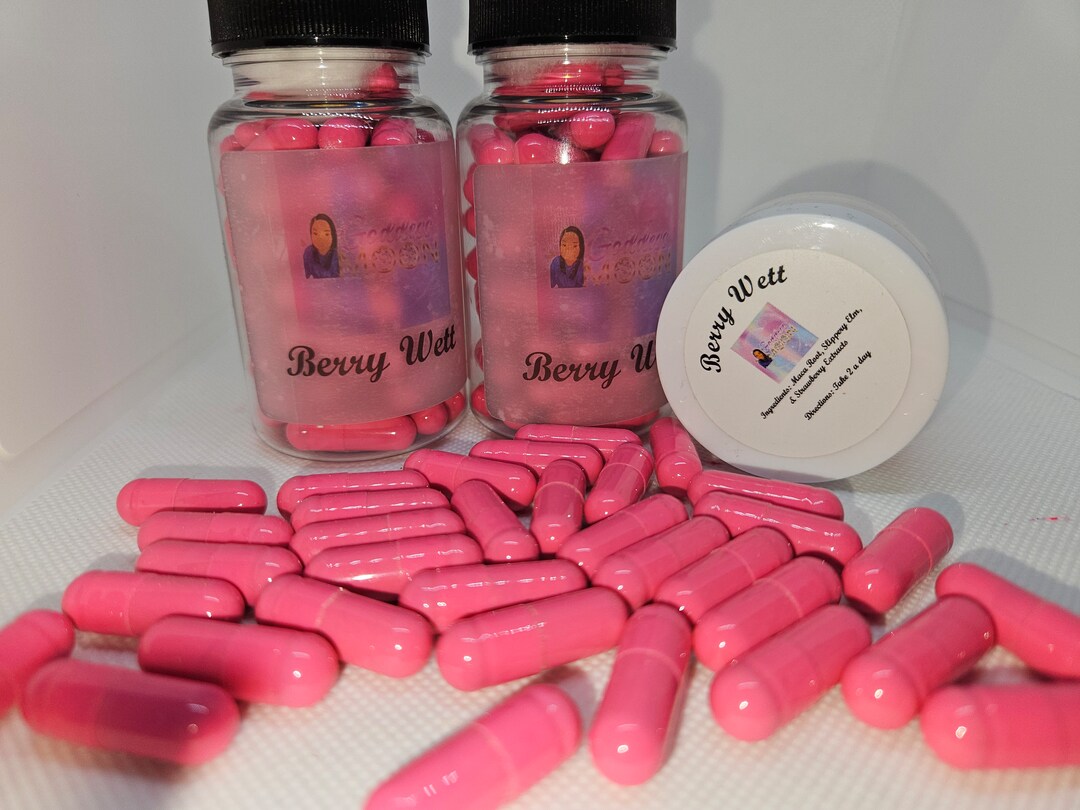 Slippery Elm Maca Root Strawberry Natural Moisture Berry Etsy