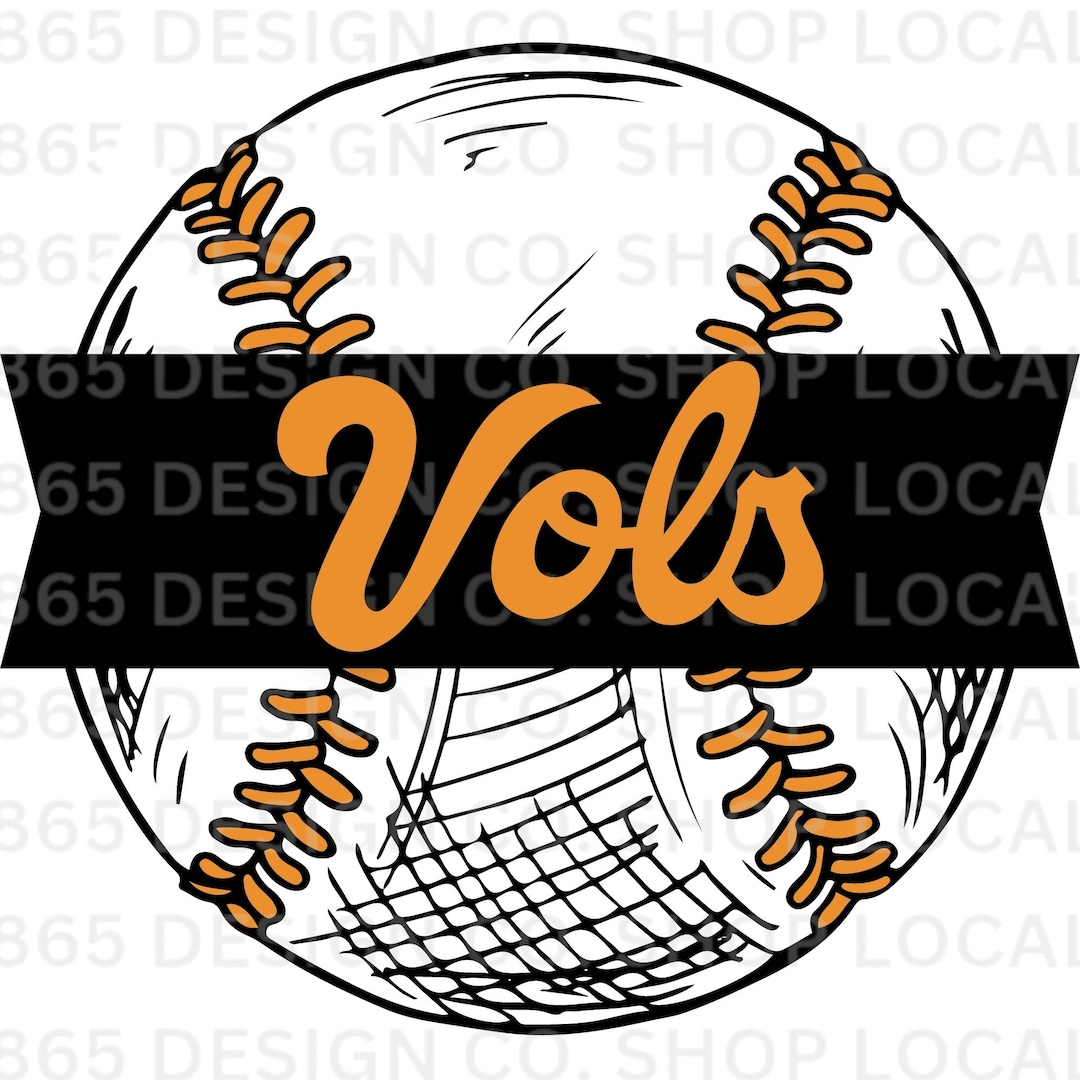 Tennessee Vols Baseball Banner Logopng Fileinstant Download Etsy
