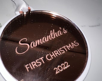 Personalized children ornament, first Christmas ornament, kids ornament, baby Christmas, Christmas gift, holiday ornament, holiday gift,