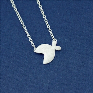 Fun Fish Necklace, Minimalist Jewelry, Quirky Jewelry, Sterling Silver Necklace with Charm