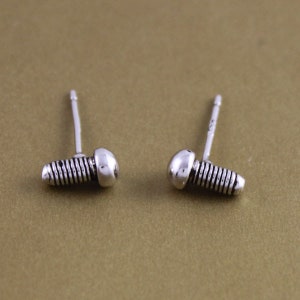 Screw Nail Earrings, Unique Earrings, Fun Jewelry Gift Idea