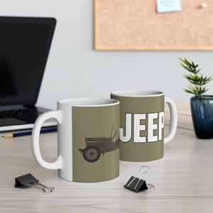 Willys Jeep | Classic Army Green Mug 11oz