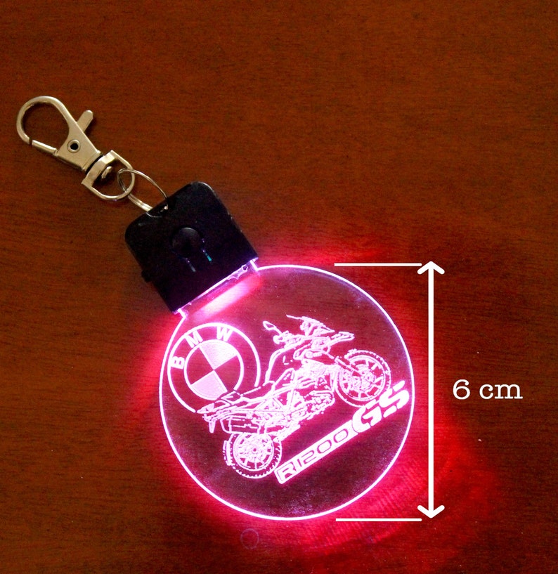 Portachiavi Multicolor Led Idea Regalo Moto Bike Keychain Bmw Etsy UK