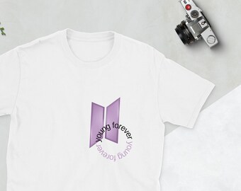 Camiseta eterna juvenil unisex inspirada en BTS: Declaración de moda joven para siempre