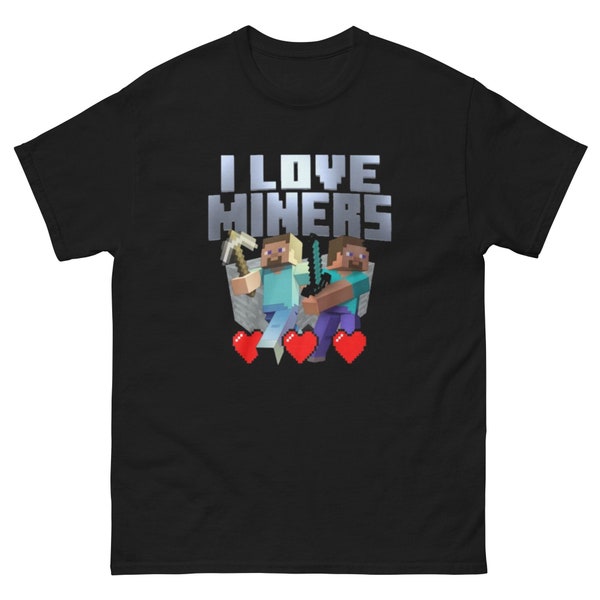 I Love Miners Shirt - Etsy