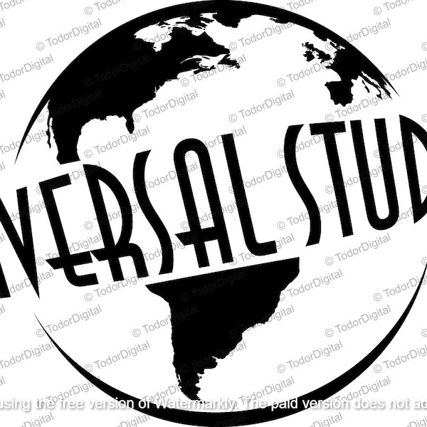 Universal Studios, Universal Studios Svg-bestand, Universal SVG-ontwerp, Universal Studios Clipart, Vector Graphics.