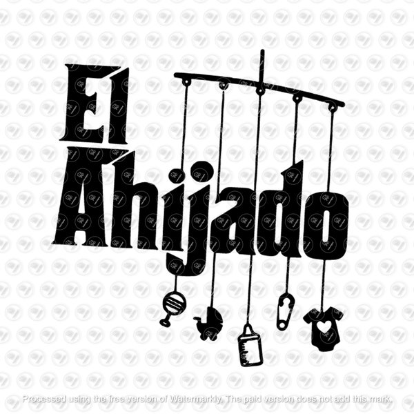 El Ahijado Svg File - El Ahijado Clipart - Religious Svg - El Padrino - La Madrina - Svg For Cricut - Svg For Silhouette