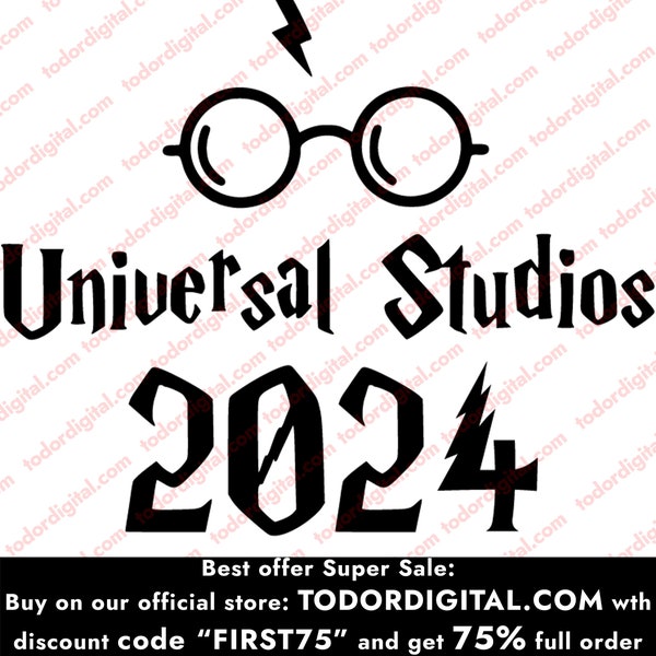 Universal Studio SVG - Universal Studio 2024 SVG - Magic Vacation Clipart - Svg For Cricut - Svg For Silhouette - SVG