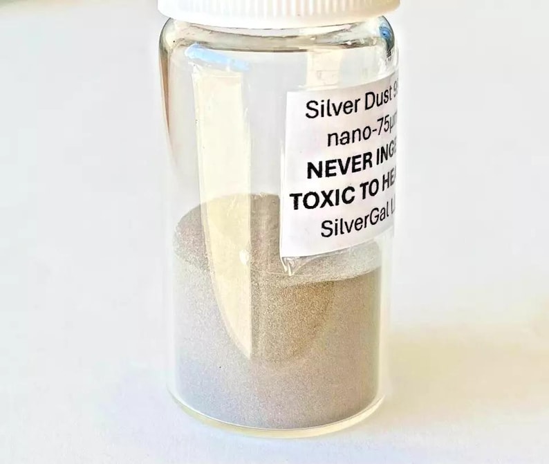 Ultra Fine 999+ Pure Silver Powder: Nano-75μm Dust - Etsy