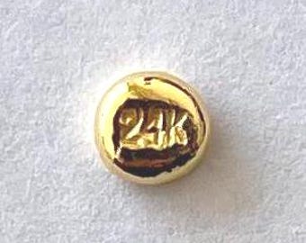 24-karaats goudbaar (1/2 g) + 999 zilverbaar (1 g)