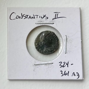 One Ancient Roman Coin 324 to 361 AD Constantius the 2nd