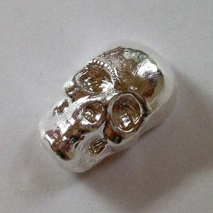 1 oz 9999 fine indium skull 28.35g