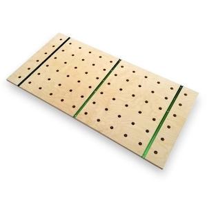 Snickeribänkskiva 1200x610mm MFT 20mm hål med T-spårsprofiler plywood