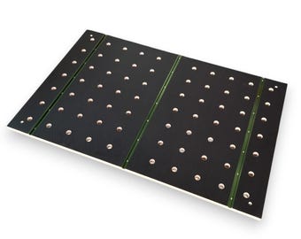 Woodworking workbench top 1101x717mm MFT3 with 20mm holes laminated anti-slip