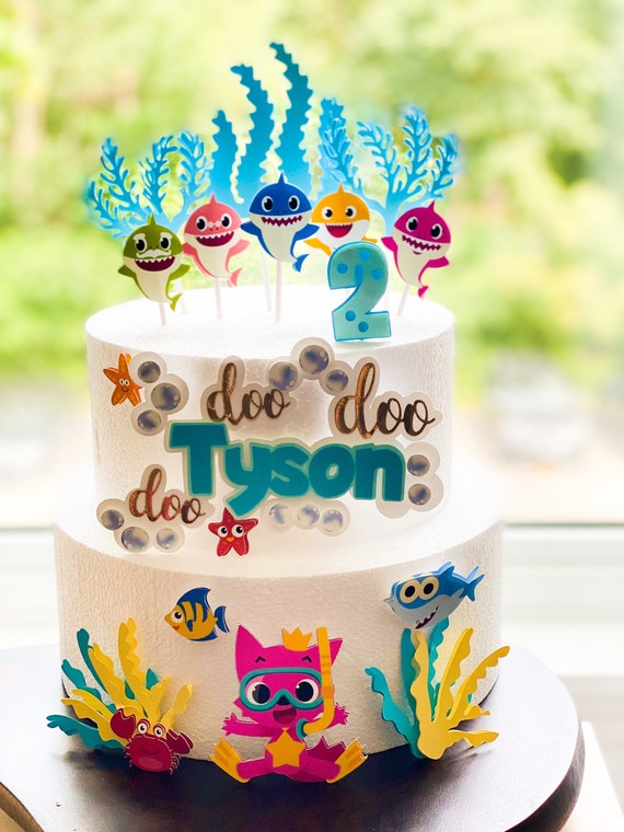 Baby Shark Cake Topper Etsy New Zealand Baby Shark Cake Topper Etsy New Zealand