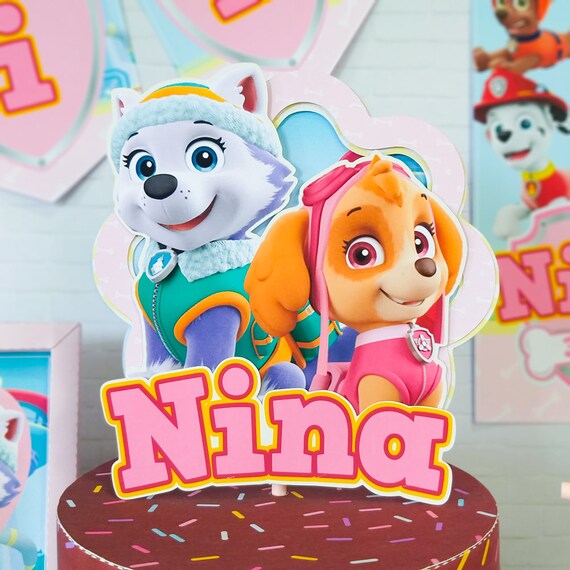 Paw Patrol Skye Printable Cake Topper, Age Skye Paw Patrol Digital ...