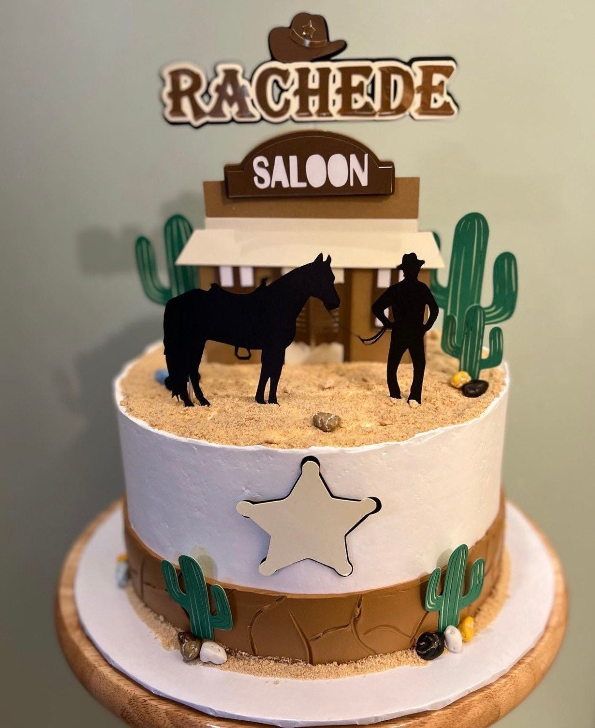 Cowboy Cake Topper - Etsy