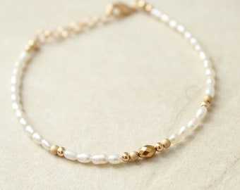 Freshwater pearl bracelet, cultured pearl bracelet, women's pearl bracelet, natural pearl bracelet, natural pearl bracelet