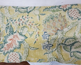 Jacobello Osborne & Little Printed Heavy Leinenstoff 54" breit, verkaufter Füllstoff