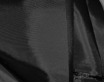 Black 1680 Denier Ballistic Nylon Fabric -sold  by The Yard