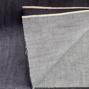 Cotton Selvedge Denim Blue , 30&quot; wide, sold by yard