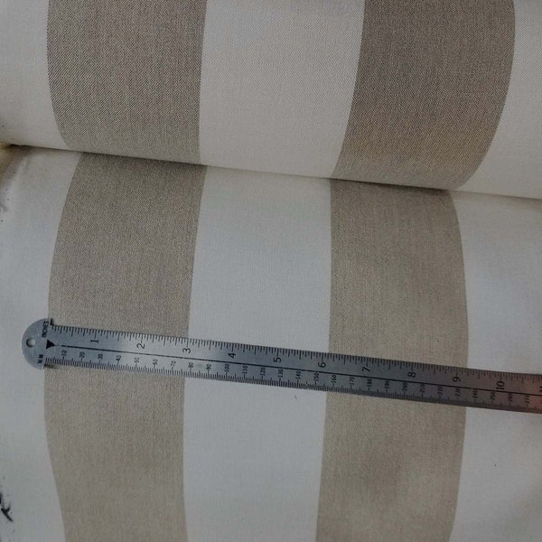 Sunbrella®  Fabric Beige Stripes 54" Inch wide, sold by yard