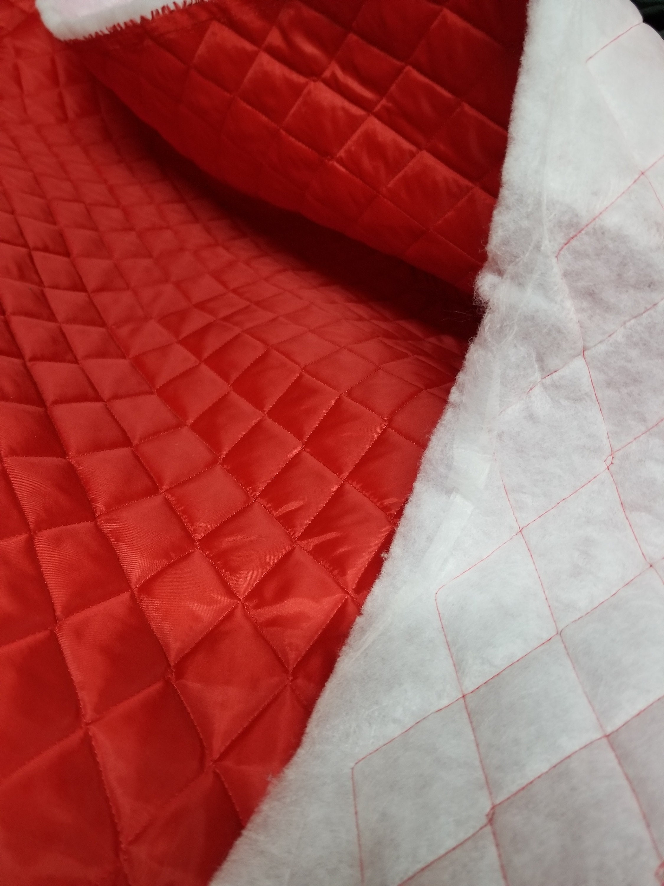 Quilted Satin Batting Fabric, 60 Wide