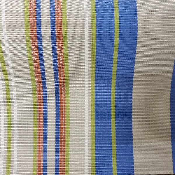 Phifertex® Stripes,  Vinyl Mesh Winsted Beach 54" Fabric, sold by yard in continuous yards.