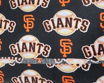Fabric Traditions, Giants, San Francisco, MLB, Baumwollstoff, 110 cm breit,