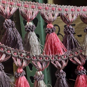 3.5" Tassel Fringe, multicolored Trim By The Yard  Trimming Handwork DIY Craft Sewing Accessory Lace for Decoration