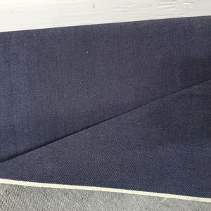 Denim Selvedge Japan, 30 inches wide, 7 oz, color indigo Blue,  sold by yard