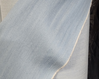 Denim  Light Blue, Japan Kuroki,strech Fabric by The Yard 9 oz, 52" Wide, Sold by Yard